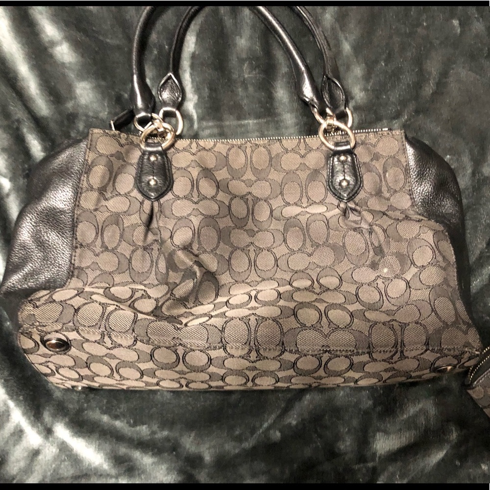 Coach handbag and matching wallet